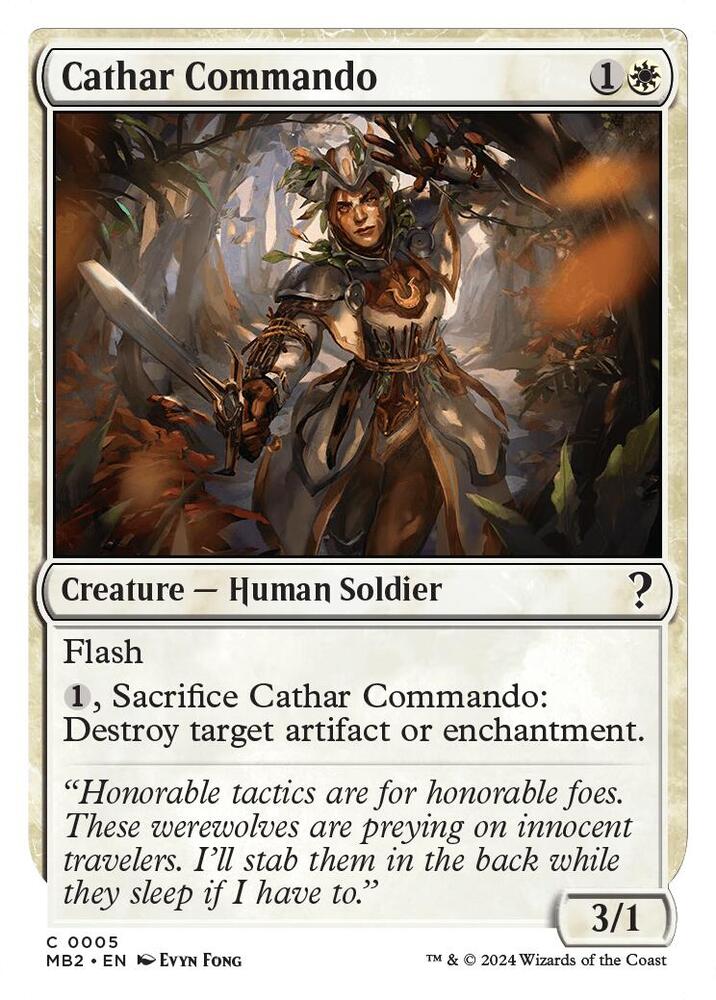 Cathar Commando 5/390 (Mystery Booster 2)  | Good Games Modbury