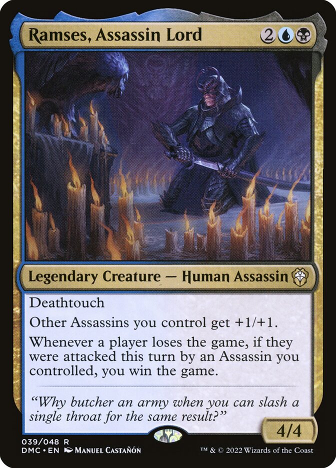 Ramses, Assassin Lord 39/50 (Commander: Dominaria United)  | Good Games Modbury