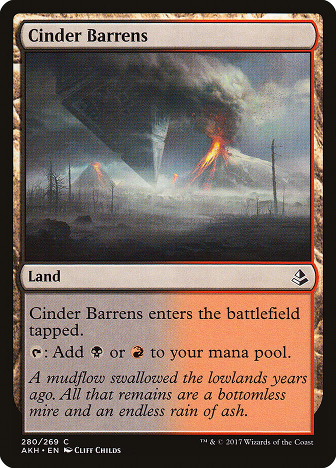 Cinder Barrens [Amonkhet] | Good Games Modbury