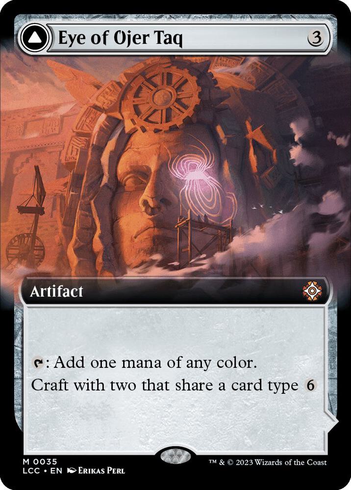 Eye of Ojer Taq // Apex Observatory 35/370 (Commander: The Lost Caverns of Ixalan)  - Extended Art Foil | Good Games Modbury