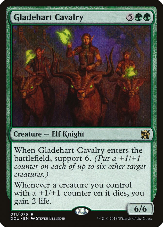 Gladehart Cavalry 11/76 (Duel Decks: Elves vs. Inventors)  | Good Games Modbury