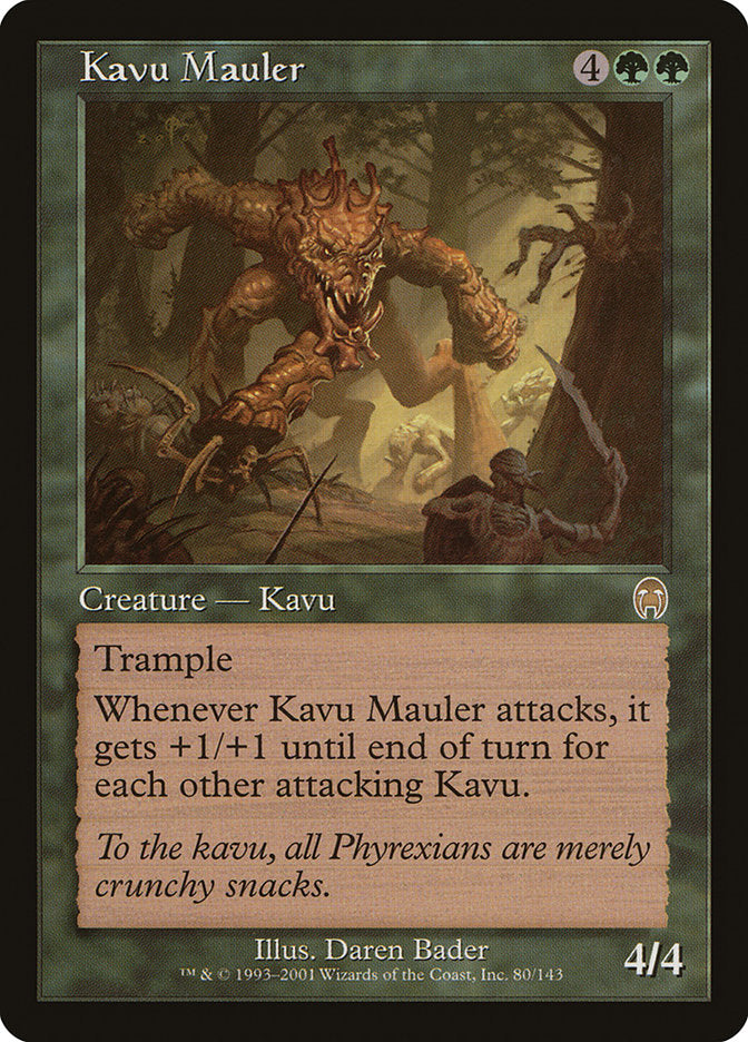 Kavu Mauler 80/143 (Apocalypse)  - Foil | Good Games Modbury