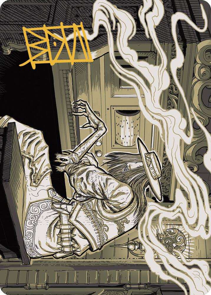 Vanishing Verse Art Card Gold Stamped Signature 48 (Art Series: Outlaws of Thunder Junction)  | Good Games Modbury