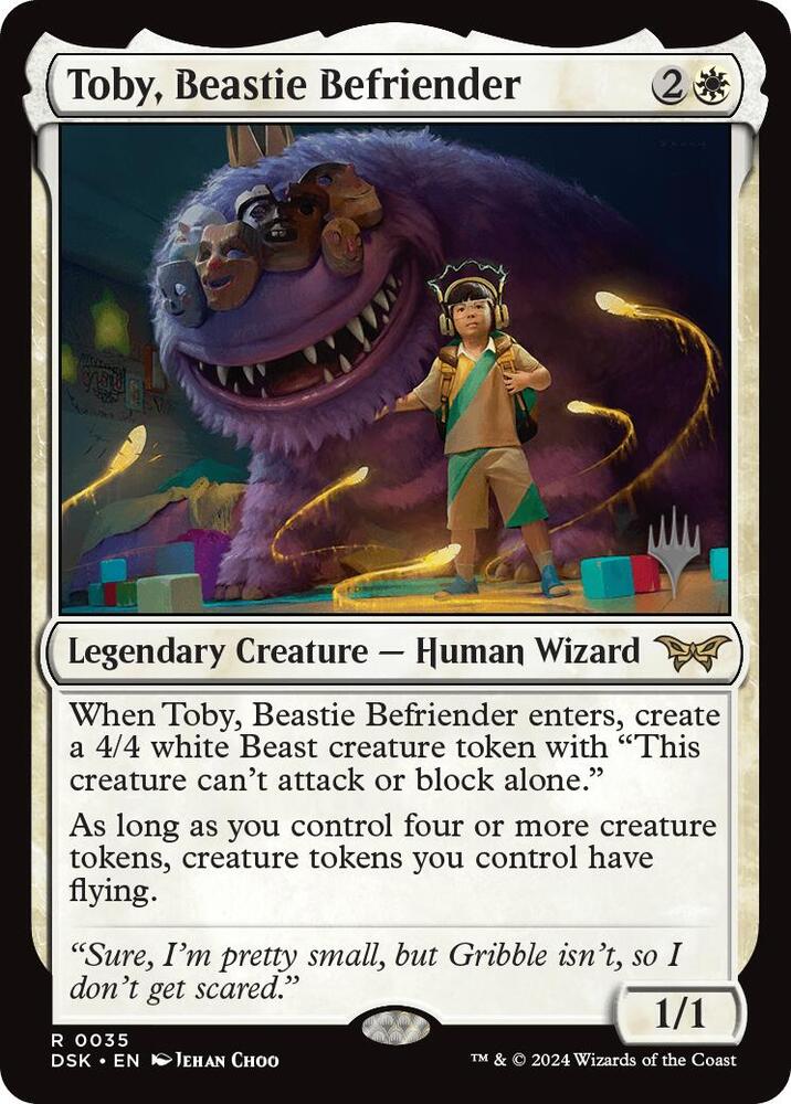 Toby, Beastie Befriender 35 (Promo Pack: Duskmourn: House of Horror)  | Good Games Modbury