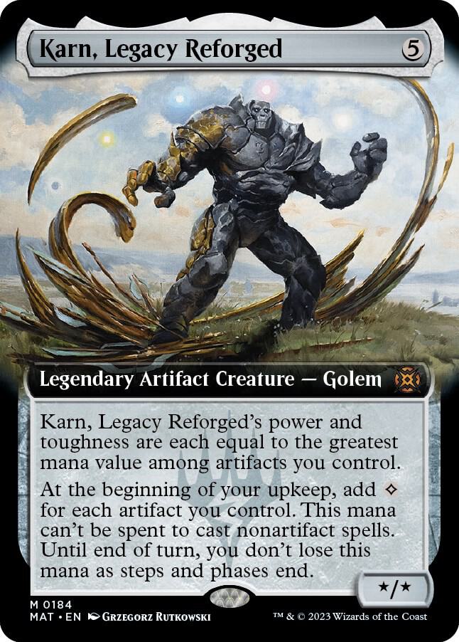 Karn, Legacy Reforged 184/50 (March of the Machine: The Aftermath)  - Extended Art Foil | Good Games Modbury