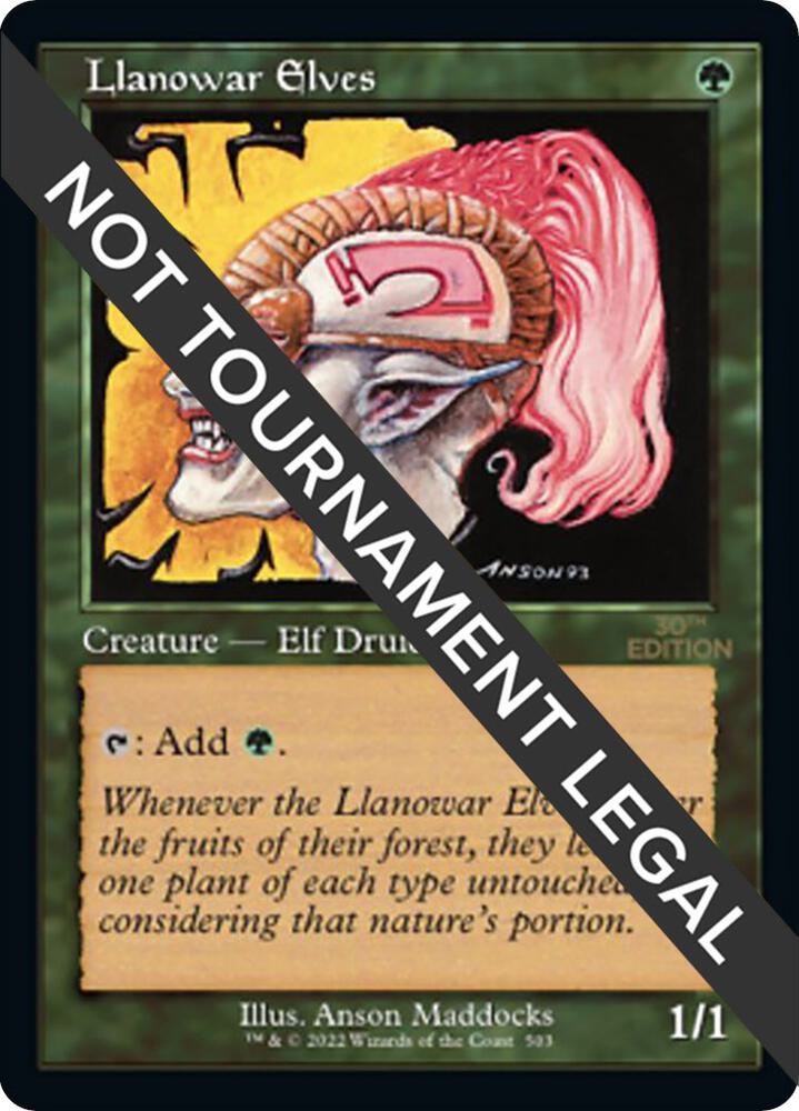 Llanowar Elves Retro Frame 503/594 (30th Anniversary Edition)  | Good Games Modbury
