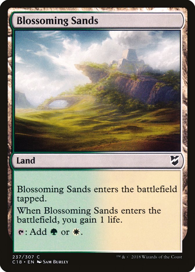 Blossoming Sands [Commander 2018] | Good Games Modbury