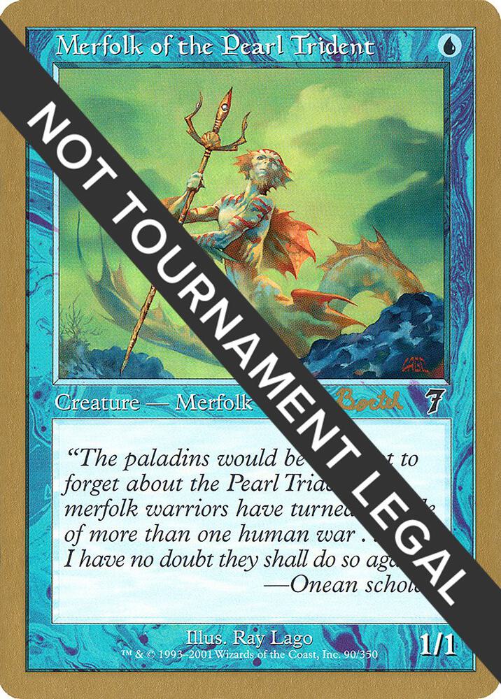 Merfolk of the Pearl Trident 2001 Alex Borteh 7ED ab90/138 (World Championship Decks)  | Good Games Modbury