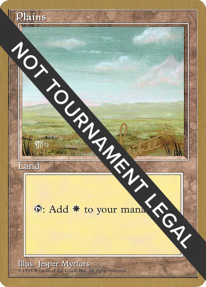 Plains C 1996 Bertrand Lestree 4ED bl366/308 (World Championship Decks)  | Good Games Modbury