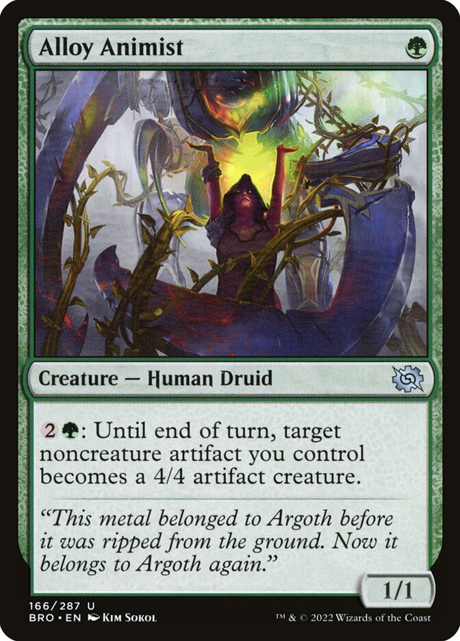 Alloy Animist 166/287 (The Brothers' War)  - Foil | Good Games Modbury