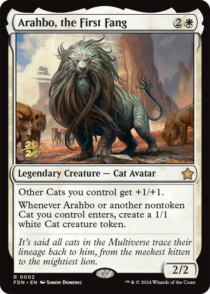Arahbo, the First Fang 2s/101 (Prerelease Cards)  - PreRelease Foil | Good Games Modbury