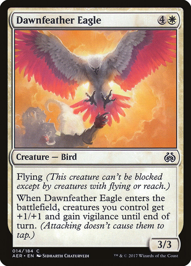 Dawnfeather Eagle (Intro Pack) [Aether Revolt Promos] | Good Games Modbury