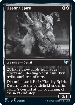 Fleeting Spirit [Innistrad: Double Feature] | Good Games Modbury