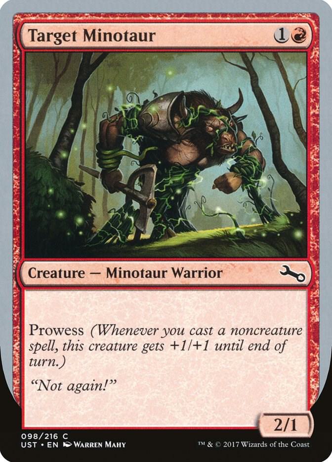 Target Minotaur 98/216 (Unstable)  - Foil | Good Games Modbury