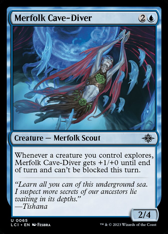 Merfolk Cave-Diver 65/291 (The Lost Caverns of Ixalan)  | Good Games Modbury