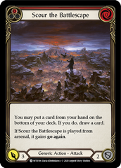 Scour the Battlescape (Red) [U-WTR194] (Welcome to Rathe Unlimited)  Unlimited Rainbow Foil | Good Games Modbury
