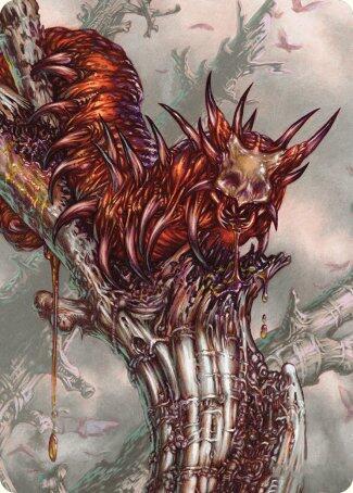 Grist Voracious Larva Art Card 53 (Art Series: Modern Horizons 3)  | Good Games Modbury