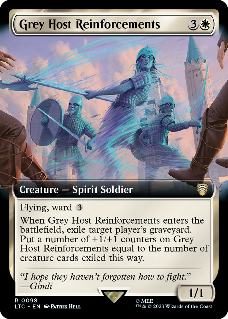 Grey Host Reinforcements (Extended Art) [The Lord of the Rings: Tales of Middle-Earth Commander] | Good Games Modbury
