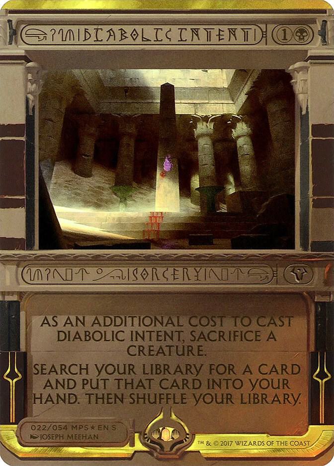 Diabolic Intent 22 (Masterpiece Series: Amonkhet Invocations)  - Foil | Good Games Modbury