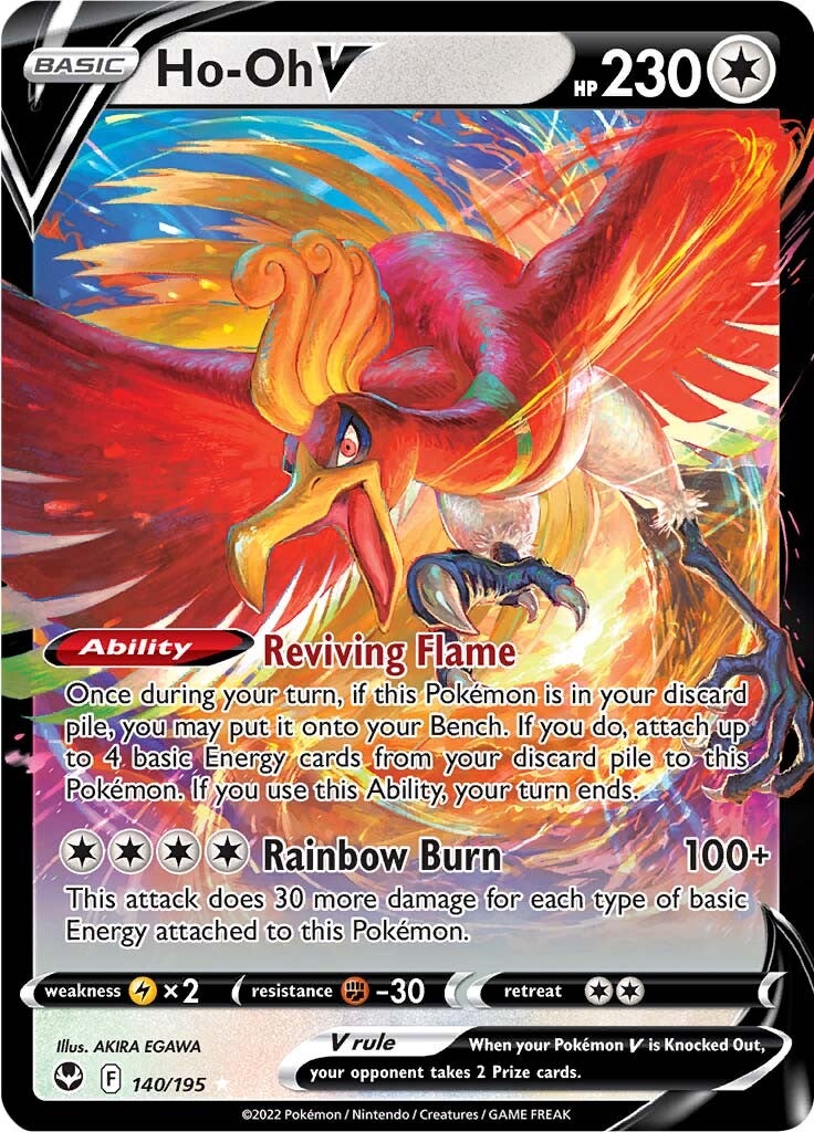 Ho-oh V (140/195) [Sword & Shield: Silver Tempest] | Good Games Modbury