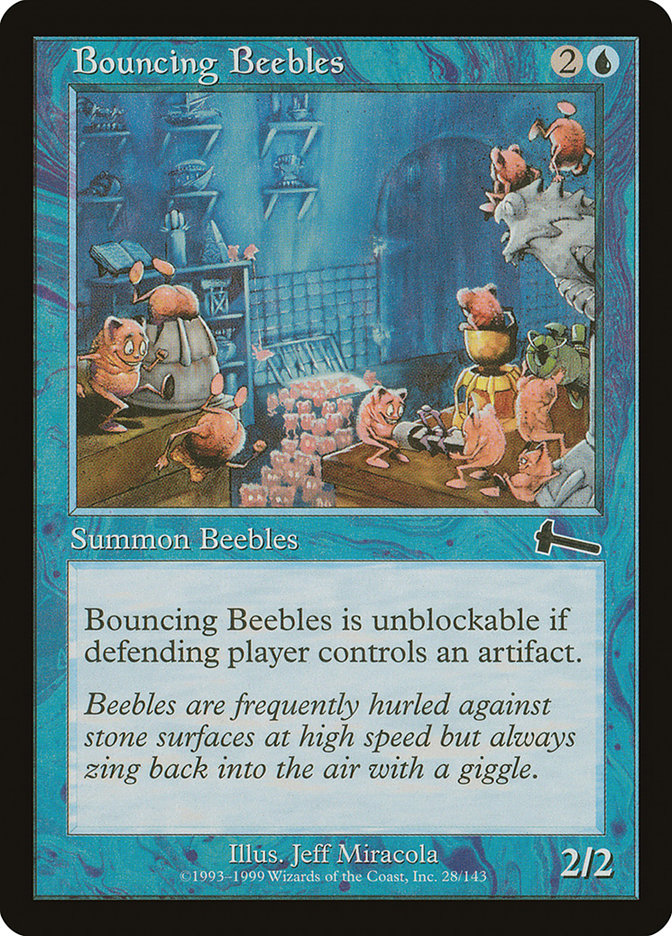 Bouncing Beebles 28/143 (Urza's Legacy)  - Foil | Good Games Modbury