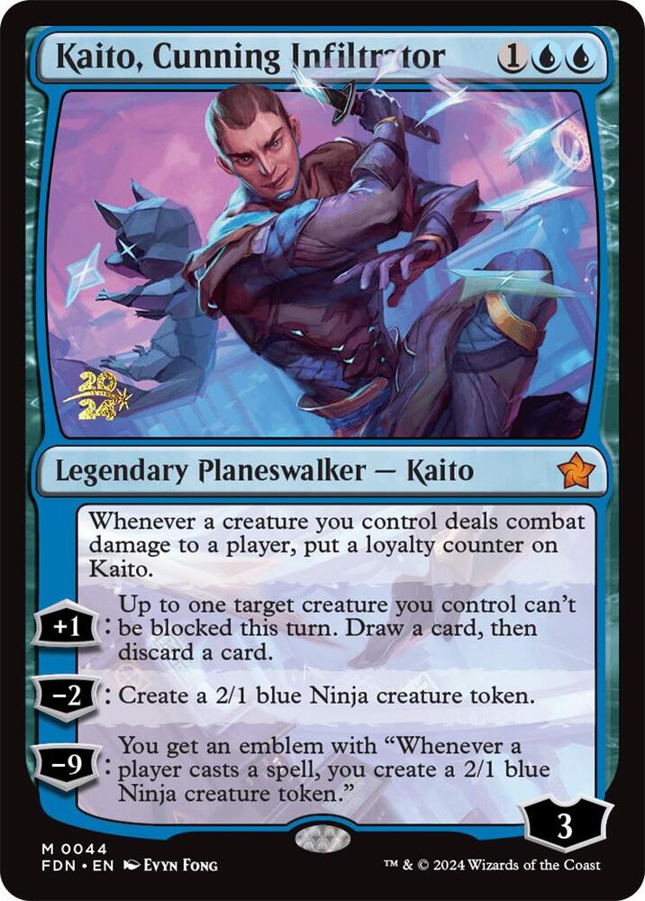 Kaito Cunning Infiltrator 44s/101 (Prerelease Cards)  - Foil | Good Games Modbury