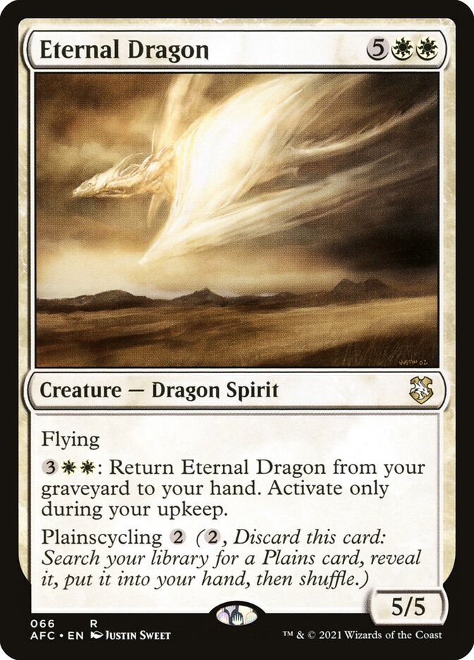 Eternal Dragon 66/62 (Commander: Adventures in the Forgotten Realms)  | Good Games Modbury