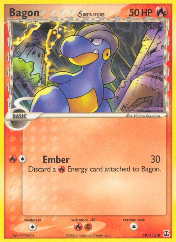 Bagon (58/113) (Delta Species) [EX: Delta Species] | Good Games Modbury