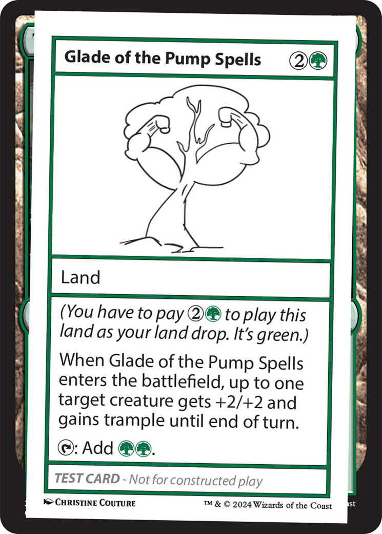 Glade of the Pump Spells [Mystery Booster 2 Playtest Cards] | Good Games Modbury