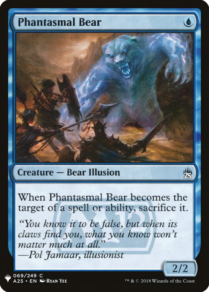 Phantasmal Bear [Mystery Booster] | Good Games Modbury