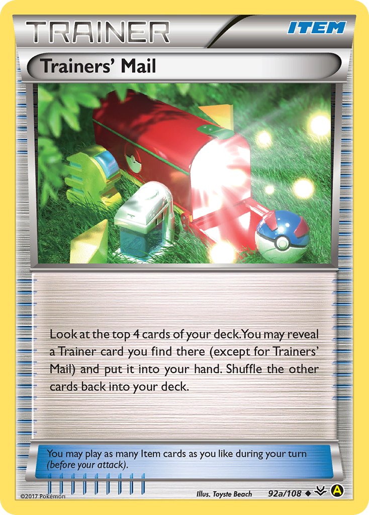 Trainers Mail (92a/108) [Alternate Art Promos] | Good Games Modbury