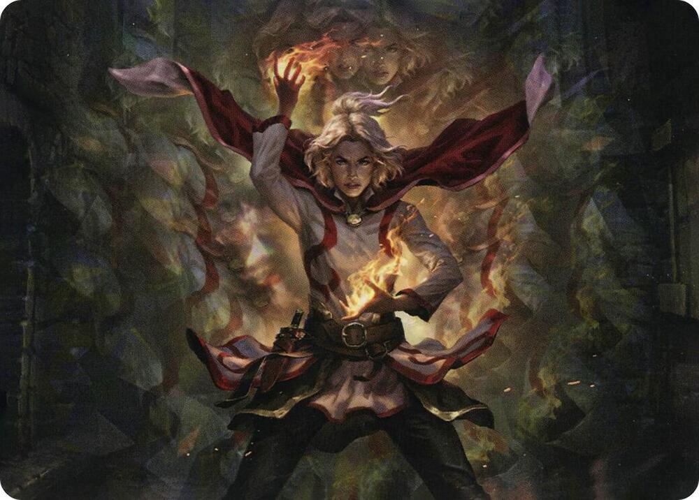 Delina Wild Mage Art Card 31 (Art Series: Adventures in the Forgotten Realms)  | Good Games Modbury