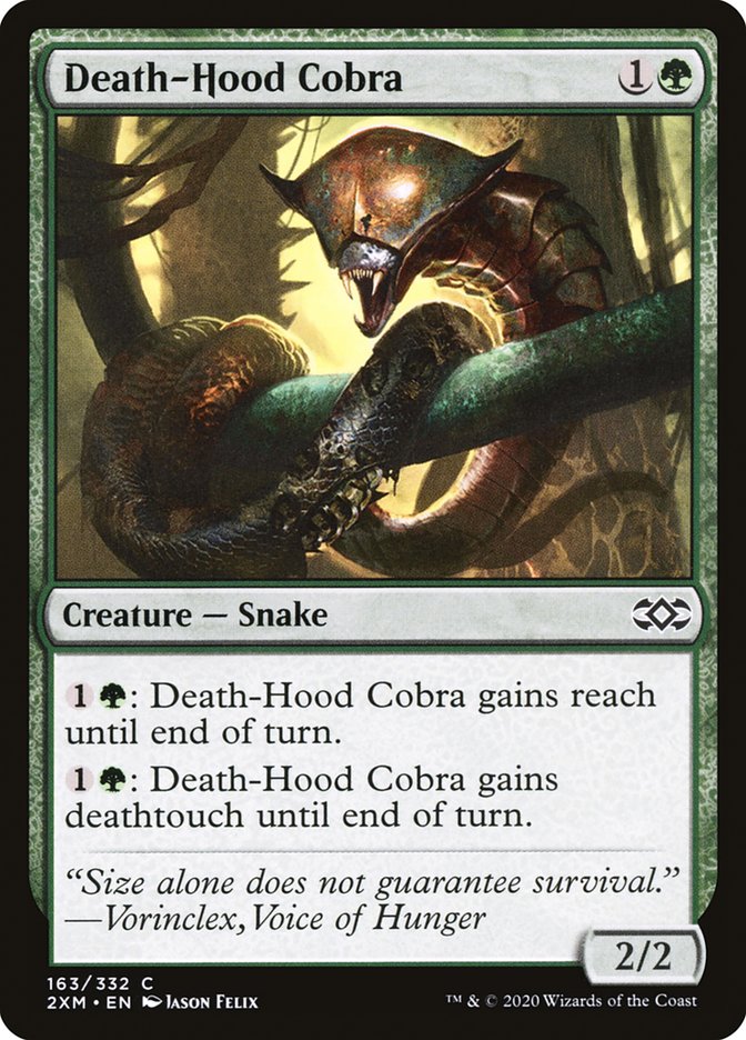 Death-Hood Cobra 163/332 (Double Masters)  | Good Games Modbury