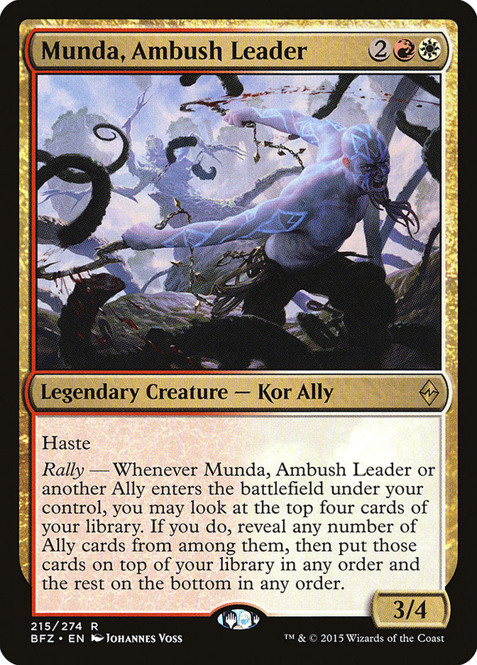 Munda, Ambush Leader 215/274 (Battle for Zendikar)  | Good Games Modbury