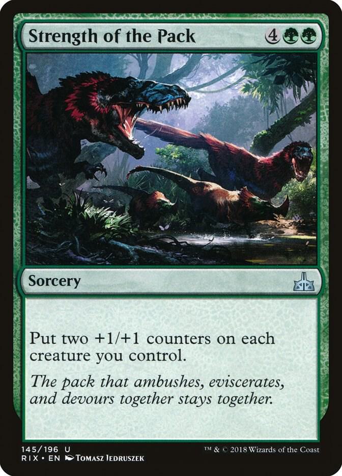 Strength of the Pack 145/196 (Rivals of Ixalan)  | Good Games Modbury