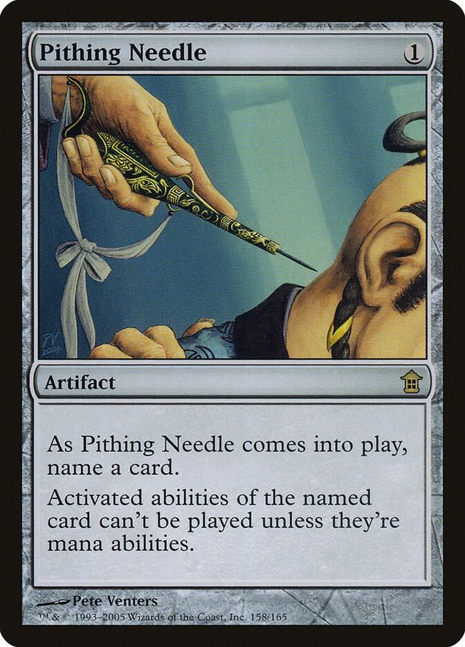 Pithing Needle 158/165 (Saviors of Kamigawa)  - Foil | Good Games Modbury