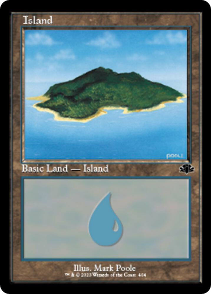 Island 404 Retro Frame 404/261 (Dominaria Remastered)  | Good Games Modbury
