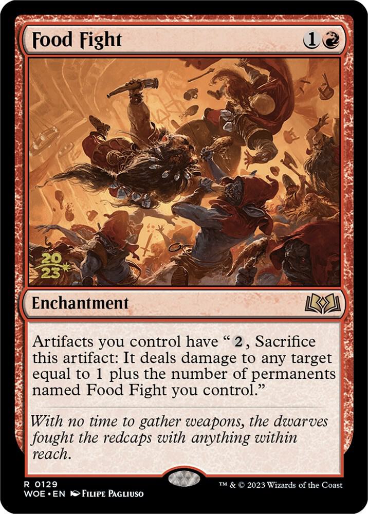 Food Fight 129s/200 (Prerelease Cards)  - Foil | Good Games Modbury