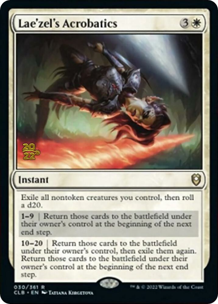 Laezels Acrobatics 30s/108 (Prerelease Cards)  - Foil | Good Games Modbury