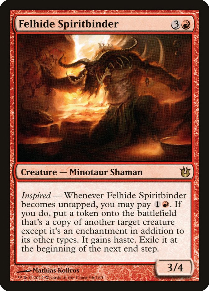 Felhide Spiritbinder 96/165 (Born of the Gods)  | Good Games Modbury