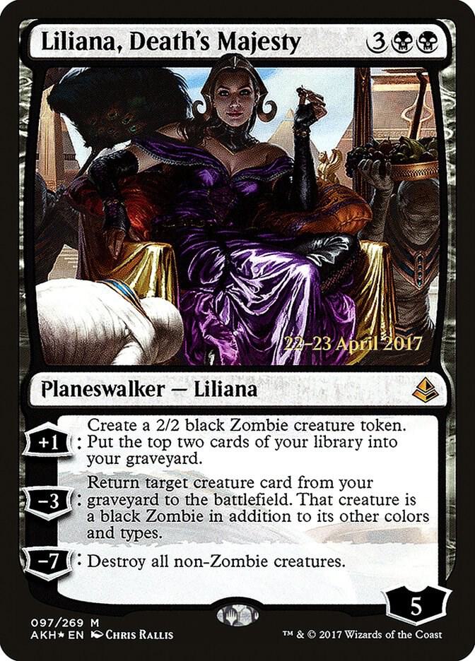 Liliana Deaths Majesty 97s/77 (Prerelease Cards)  - Foil | Good Games Modbury