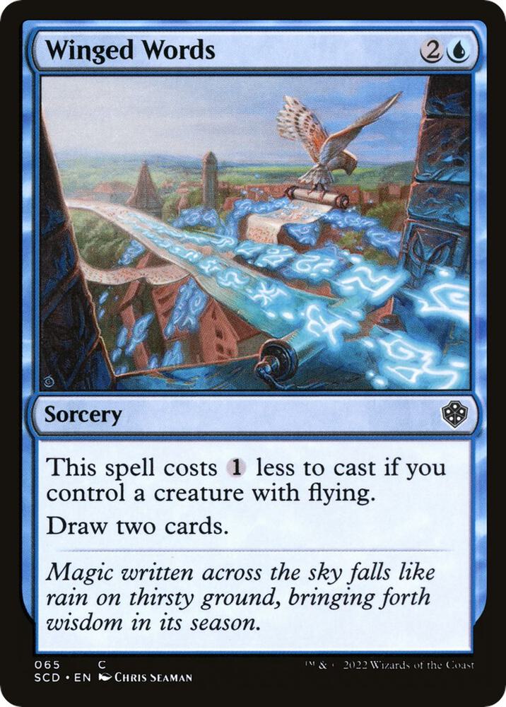Winged Words 65/352 (Starter Commander Decks)  | Good Games Modbury