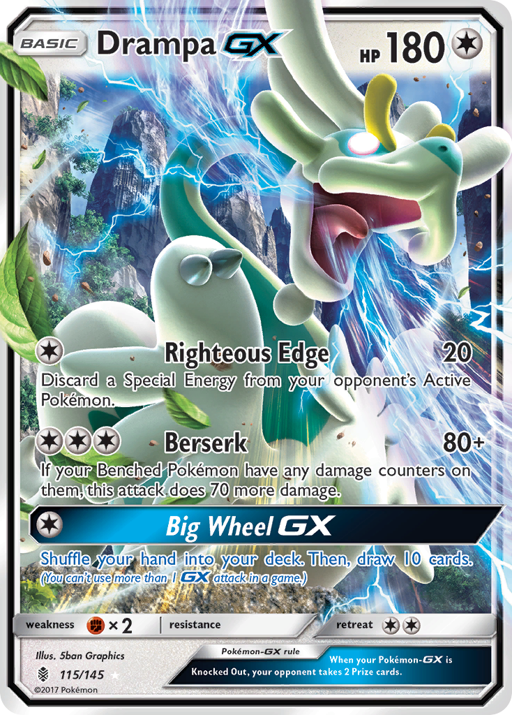 Drampa GX (115/145) [Sun & Moon: Guardians Rising] | Good Games Modbury