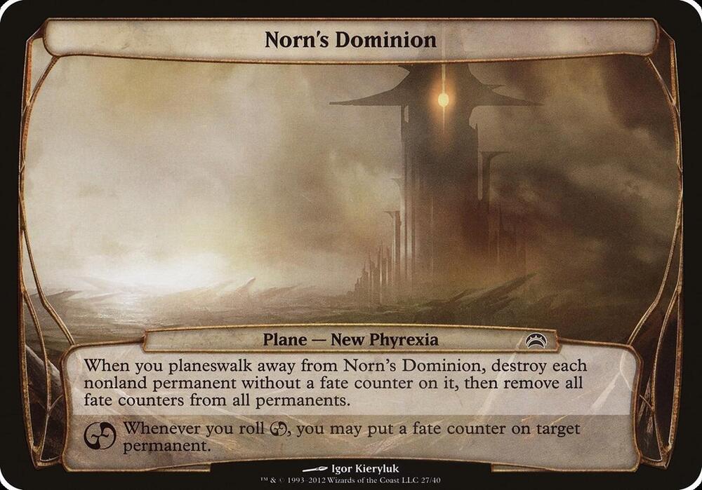 Norns Dominion Planechase 2012 27/40 (Oversize Cards)  | Good Games Modbury