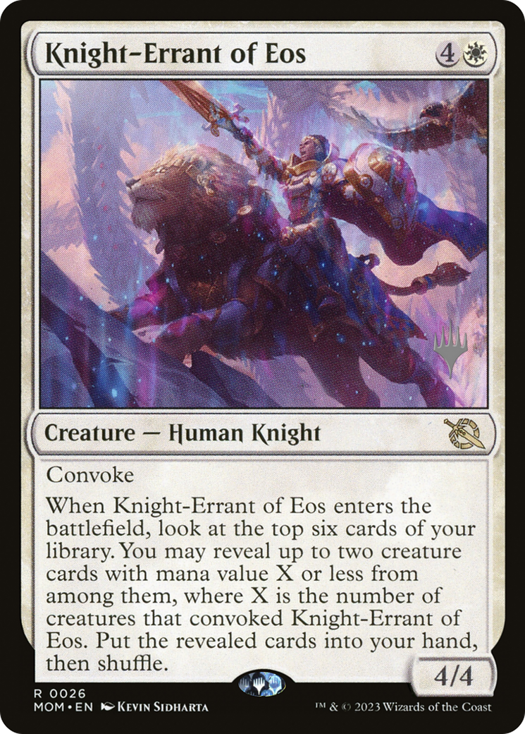 Knight-Errant of Eos (Promo Pack) [March of the Machine Promos] | Good Games Modbury