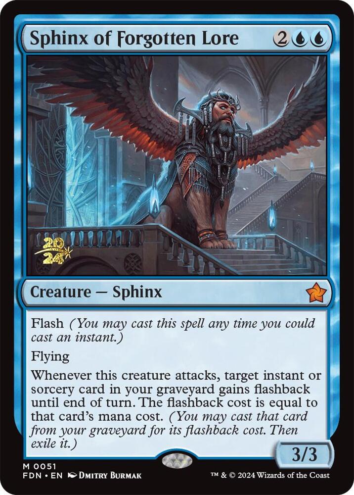 Sphinx of Forgotten Lore 51s/101 (Prerelease Cards)  - Foil | Good Games Modbury