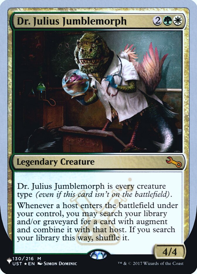 Dr. Julius Jumblemorph (Unfinity Foil Edition) [The List] | Good Games Modbury