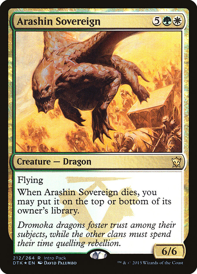 Arashin Sovereign (Intro Pack) [Dragons of Tarkir Promos] | Good Games Modbury