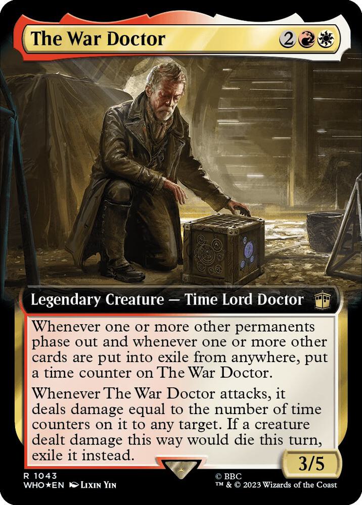 The War Doctor 1043/331 (Universes Beyond: Doctor Who)  - Extended Art Surge Foil | Good Games Modbury