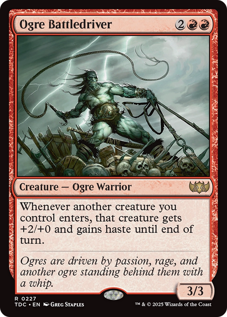 Ogre Battledriver [Tarkir: Dragonstorm Commander] | Good Games Modbury
